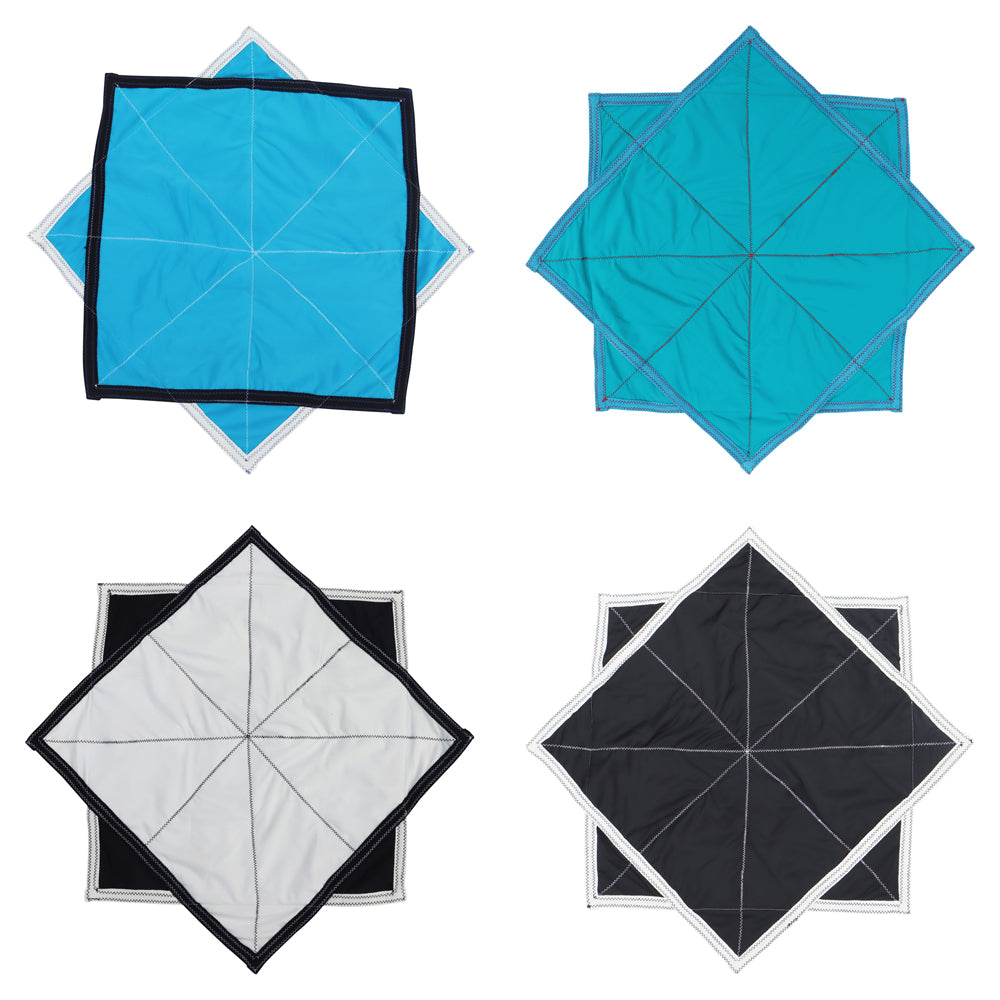 Four-flow-star Psy Spiral Pack from Hoper Spin in coordinated colourway
