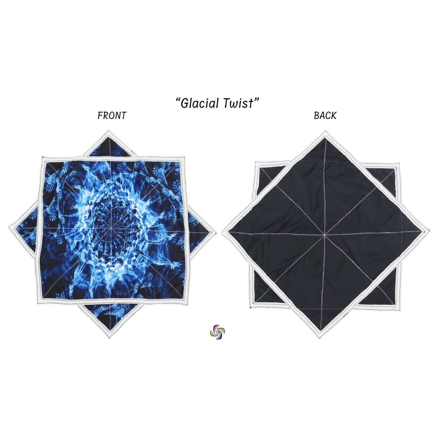 Single flow star with glacial twist design from Hoper Spin
