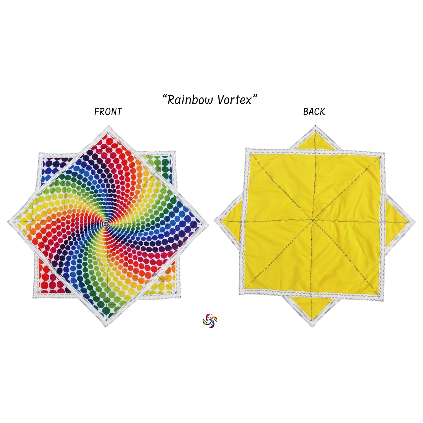 Single flow star with rainbow vortex design from Hoper Spin